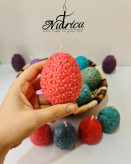 شمع تخم مرغ نوروز بزرگ ۸و۶ سانتیمتر