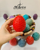 شمع تخم مرغ نوروز بزرگ ۸و۶ سانتیمتر