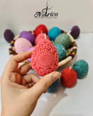 شمع تخم مرغ نوروز بزرگ ۸و۶ سانتیمتر