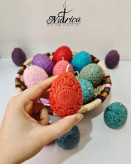 شمع تخم مرغ نوروز بزرگ ۸و۶ سانتیمتر