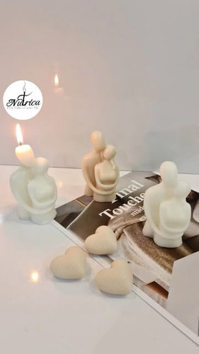 شمع همدم عاشقانه (ارتفاع ۱۰cm قطر ۴.۵cm)