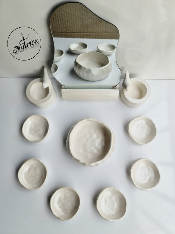 هفت سین طرح کاسه دفرمه کوچک سنگ مصنوعی