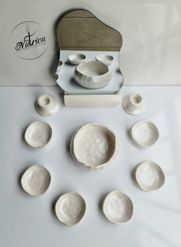 هفت سین طرح کاسه دفرمه کوچک سنگ مصنوعی